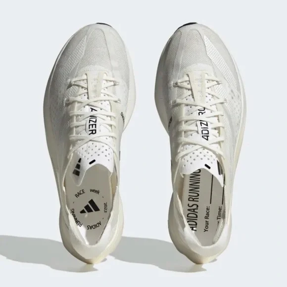 adidas Adizero Adios Pro 3 Triple White - Picture 6 of 11